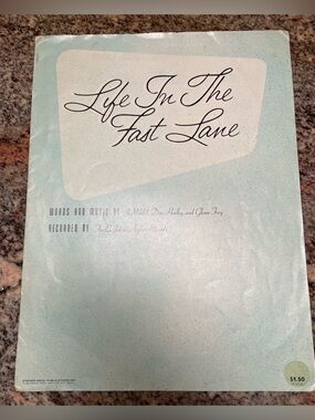 Life In The Fast Lane- Sheet Music